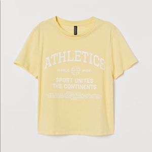From H&M Crew-neck Cotton T-shirt